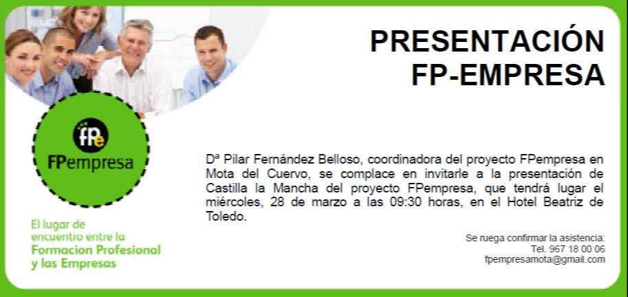 Presentación Programa FP-Empresa